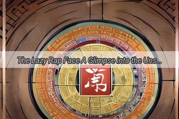 The Lazy Rap Face A Glimpse into the Unseen Side of HipHops Iconic Stars